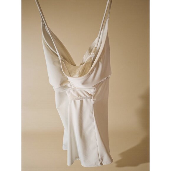 Athleta Strappy White Tankini Swim Top XL NWT - Picture 3 of 13